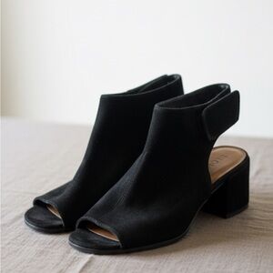 Blondo Black Suede Mules